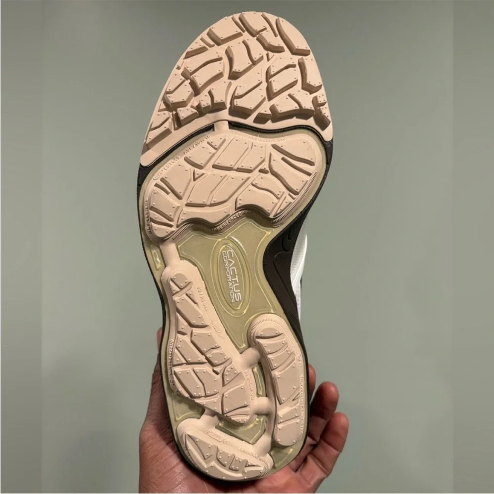 Cactus Jack by Travis Scott White and Brown Sneakers - Picture 8 of 12